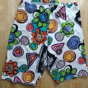 Vintage Abstract Geometric Cycling Workout Running Bike Shorts